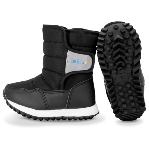 Jan & Jul - Me-Put-On - Tall Puffy - Bottes d'hiver antidérapantes - Noir